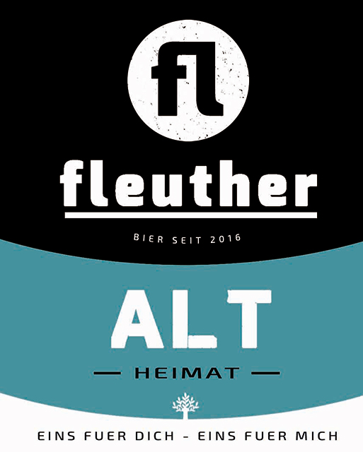 biersorte fleuther alt 2018 etikett