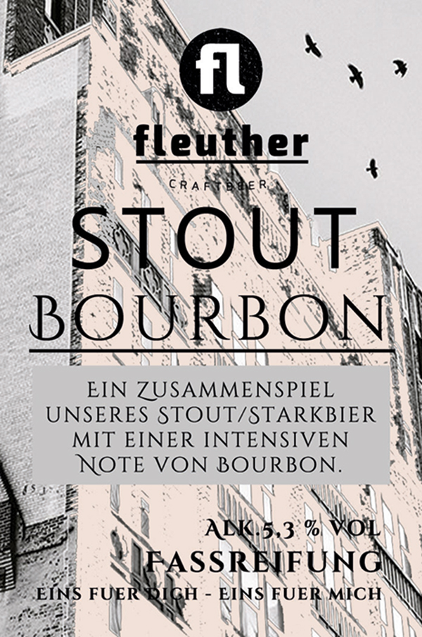 biersorten fleuther stout bourbon 2017 etikett