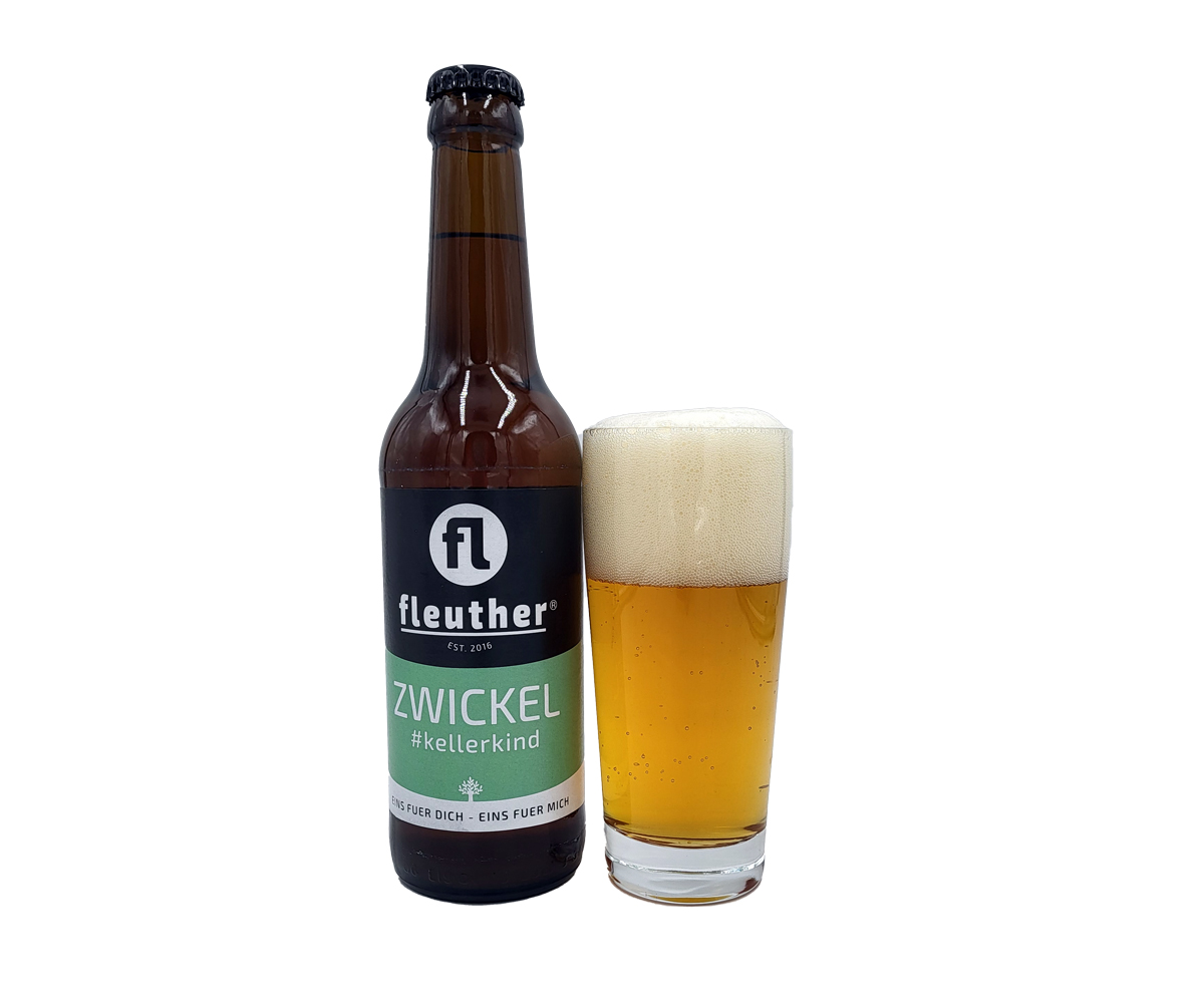 Biersorte Zwickel in Flasche von der Brauerei fleuther zu kaufen im Onlineshop